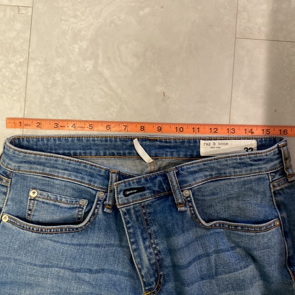 Rag and Bone Dre Low-Rise Slim Boyfriend Jeans - Picture 10 of 13